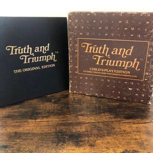 Vintage 1984 Truth And Triumph Child's Play Edition Board Game